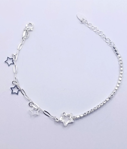[2050611461194] Pulsera Plata BRN32952 Estrella