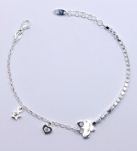 [2050611471193] Pulsera Plata BRN32964  
