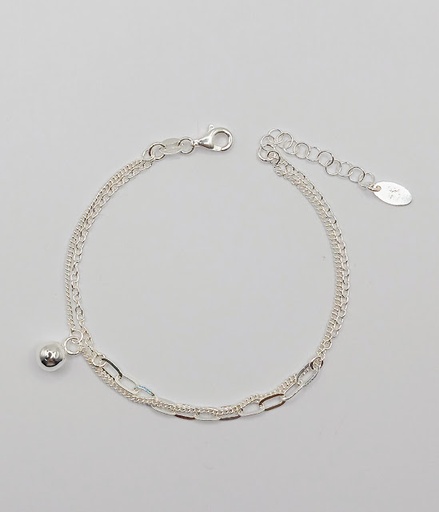 [2050611581199] Pulsera Plata BRN34745  