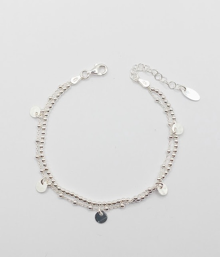 [2050611611193] Pulsera Plata BRN35305  
