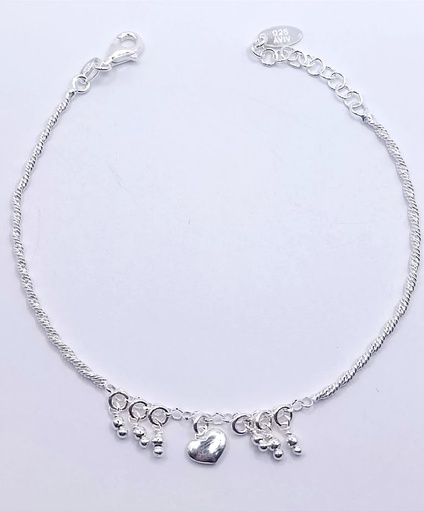 [2050611691195] Pulsera Plata BRN36056  