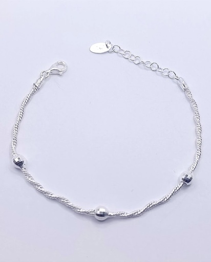 [2050611701191] Pulsera Plata BRN36064  