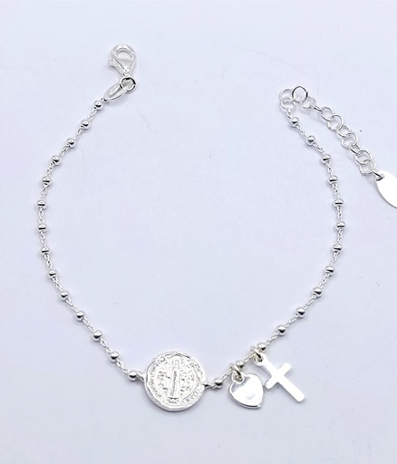 [2050611881190] Pulsera Plata BRN37053  