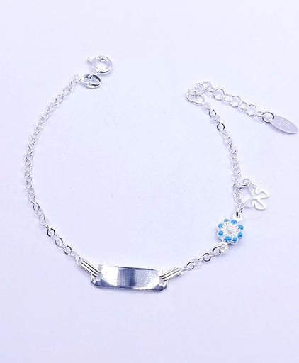 [2050612001009] Piocha Plata BRN33715 Flor Mariposa