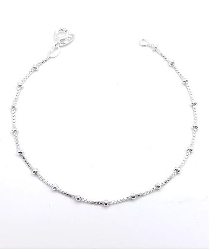 [2050616619002] Pulsera Plata BR4862 Veneciana Bolas