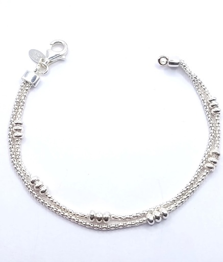 [2050616769004] Pulsera Plata BRN23667  