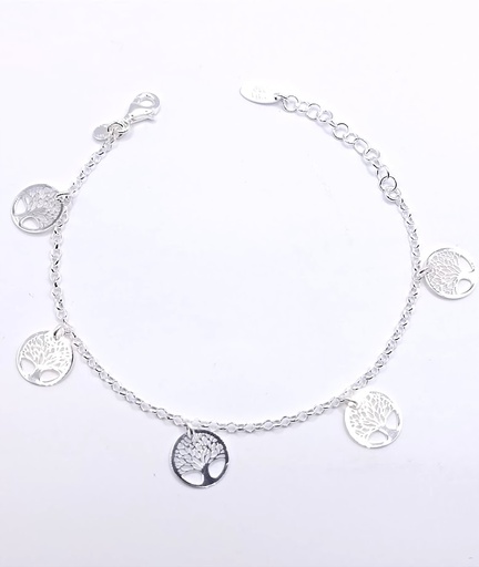 [2050616829005] Pulsera Plata BRN24060 Arbol 