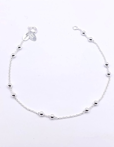 [2050616849003] Pulsera Plata BRN24477 Bolas
