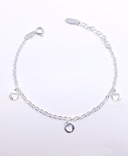 [2050617039007] Pulsera Plata BRN23534  