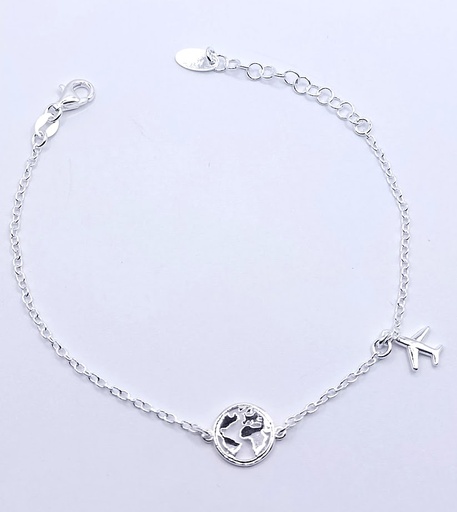 [2050617189009] Pulsera Plata BRN30960  