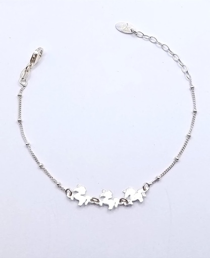[2050617279007] Pulsera Plata BRN31383 Caballos