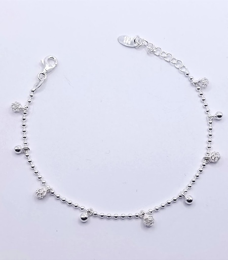 [2050617309001] Pulsera Plata BRN31464 Bolas