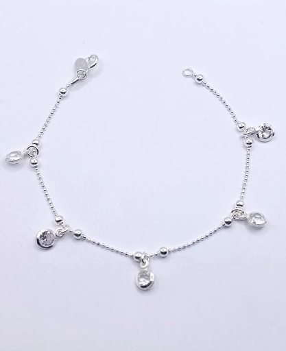 [2050617829004] Pulsera Plata BR9732 Cristales