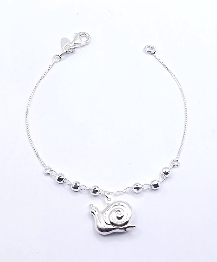 [2050617949009] Pulsera Plata BRN14465 Caracol
