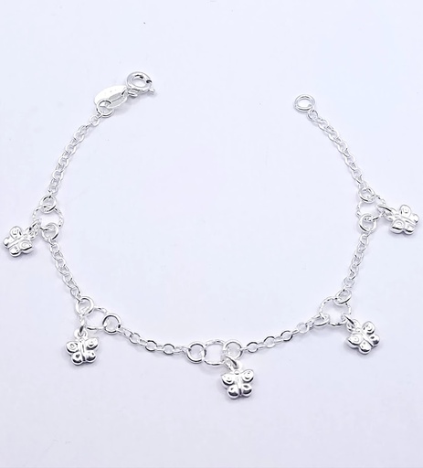 [2050617979006] Pulsera Plata BRN14740 Mariposa
