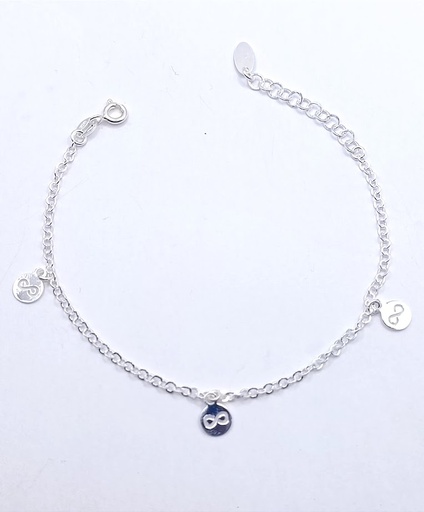 [2050618049005] Pulsera Plata BRN23539 Infinito