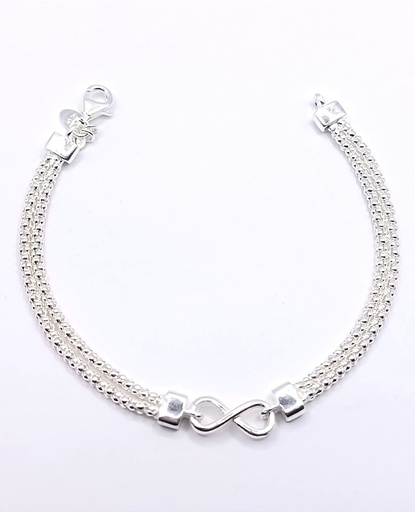 [2050618069003] Pulsera Plata BRN23676 Infinito