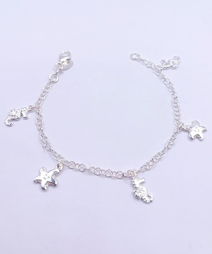 [2050622221008] Pulsera Plata BRN14863  