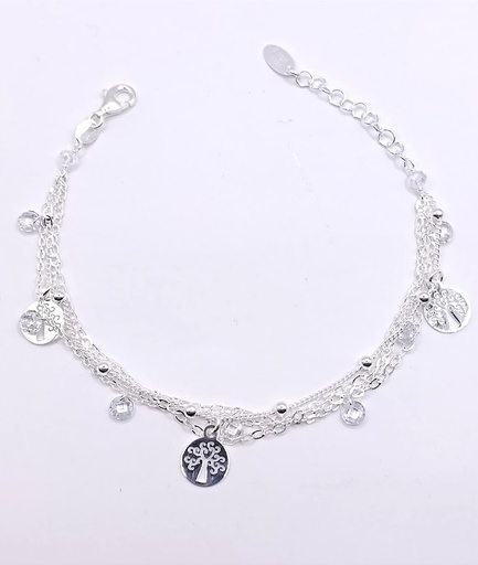 [2050622391008] Pulsera Plata BRN28232 Arbol 