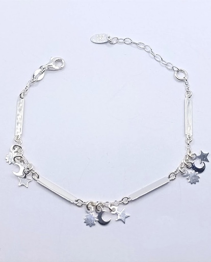 [2050622691009] Pulsera Plata BRN28111  