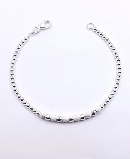[2050622859003] Pulsera Plata BR6855 Bolas