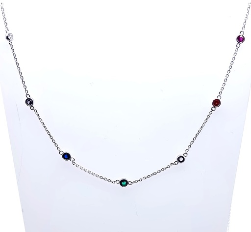 [2060523399454] 13753FNS1 Collar Plata Puntos