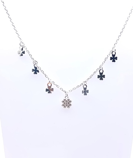 [2060610491450] GIA11737 Collar Plata Trebol