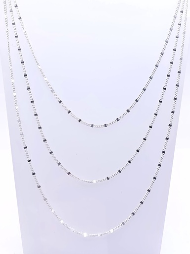 [2060610531453] GIA11853 Collar Plata Triple