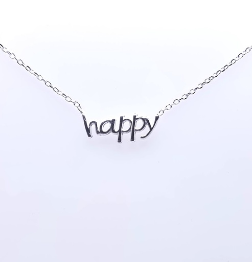 [2060611201478] GIA11707 Collar Plata Happy