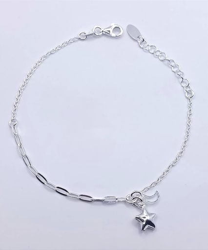 [2060611381002] Pulsera Plata XBR15132 Estrella