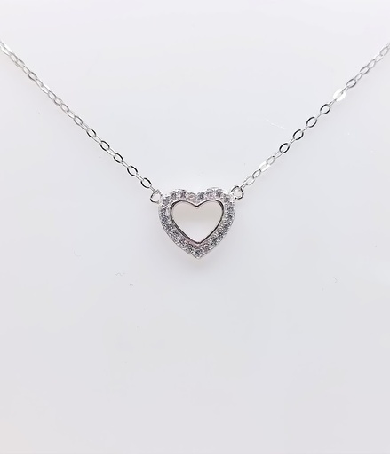 [2061210371456] SWN10594-08V Collar Plata Rodio 