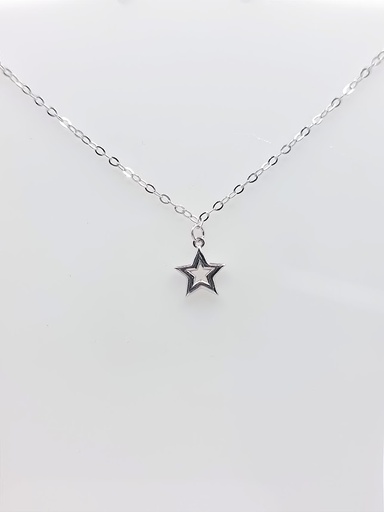 [2061210461454] SWN11323-08V Collar Plata Rodio 