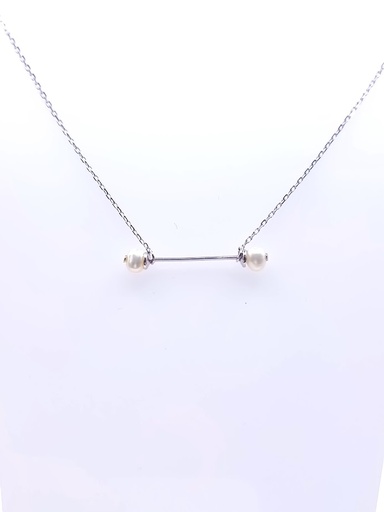 [2061217331002] SAL2087 Collar Plata Rodio  