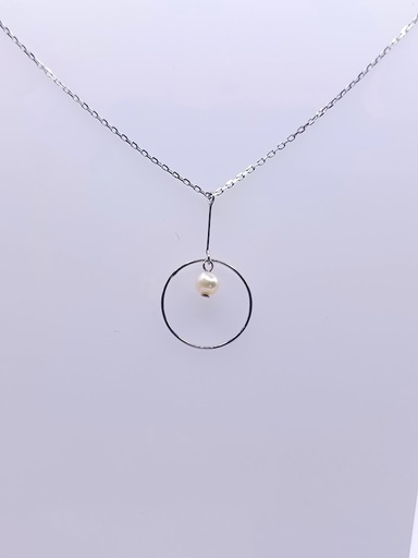 [2061217341001] SAL2083 Collar Plata Rodio  