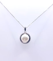 [2062320111963] YA-1065S-NP Collar Plata Perla 