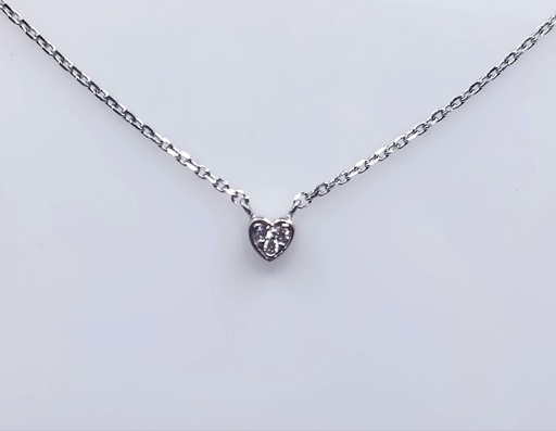 [2080505381000] 3760FNS1 Collar Plata Corazon