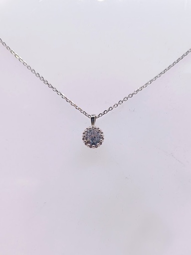 [2080512631006] 3509FNS1 Collar Plata Punto de Luz