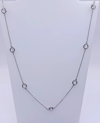 [2080512691000] 4559FNS1 Collar Plata Circones