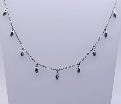 [2080514931005] 9247FNS1 Collar Plata Rodio  Colgantes