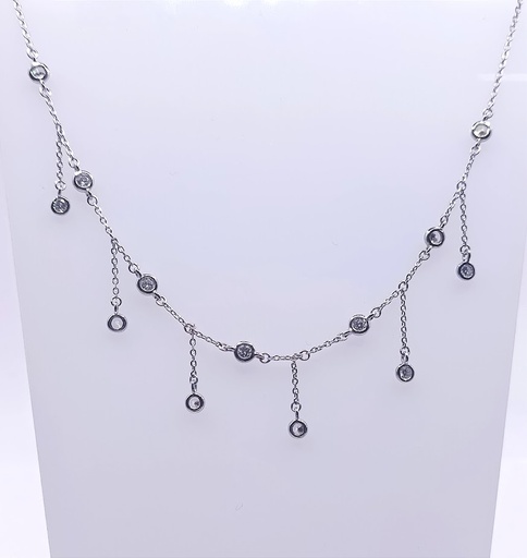 [2080514941004] 9258FNS1 Collar Plata Rodio  