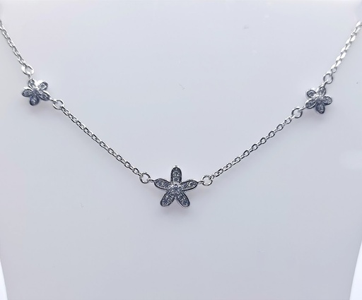 [2080515371008] 10601FNS1 Collar Plata Flores