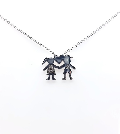 [2080515401002] 10607FNS1 Collar Plata Niño Niña