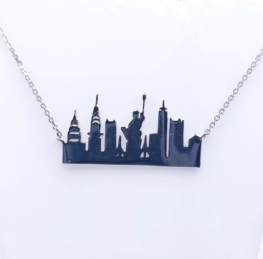 [2080523181453] 7914FNS1 Collar Plata New York OFERTA