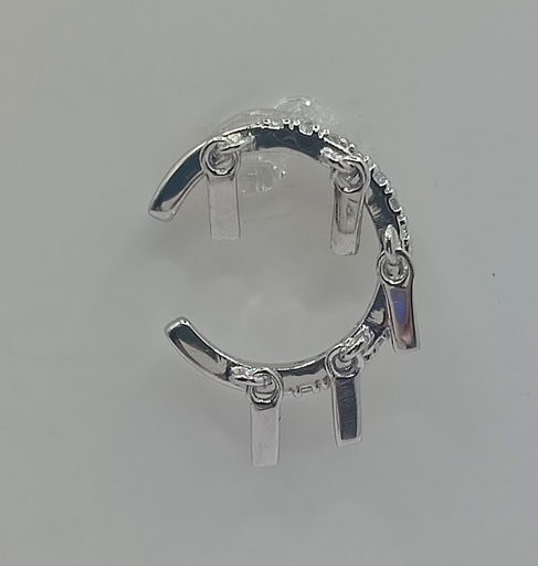 [2080523241454] 13058FES Aro Plata Argolla Aircuf