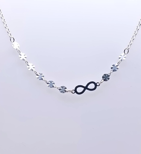 [2080617369002] GIA12389 Collar Plata Infinito