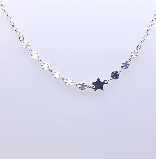 [2080617389001] GIA12392 Collar Plata Estrella