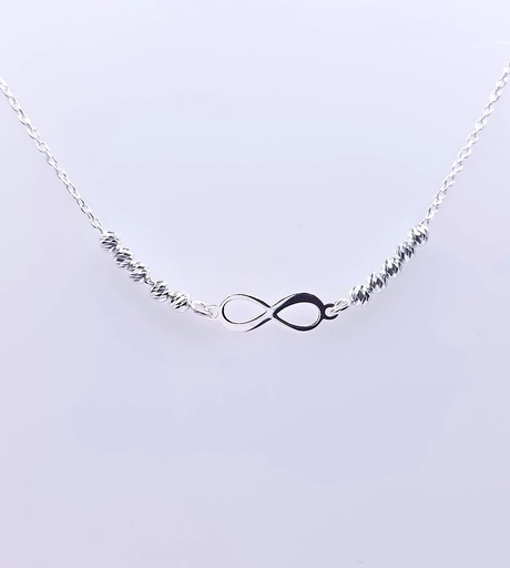 [2080617439002] GIA12417 Collar Plata Infinito