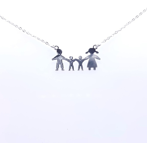 [2080622401001] GIA11604 Collar Plata Niñas