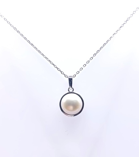 [2081320549002] YA-961S-NP Collar Plata Perla