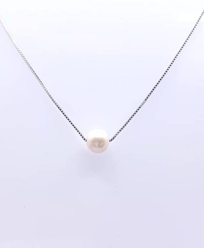 [2081320599007] YA-N436 Collar Plata Perla Rio 